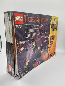 Lego Dino Attack Fire Hammer 7475 Mutant Lizards W/ Box And Manual 2005 Complete