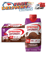 Premier Protein 30g High Protein Shake, Chocolate, 11 fl. oz., 15 pk.
