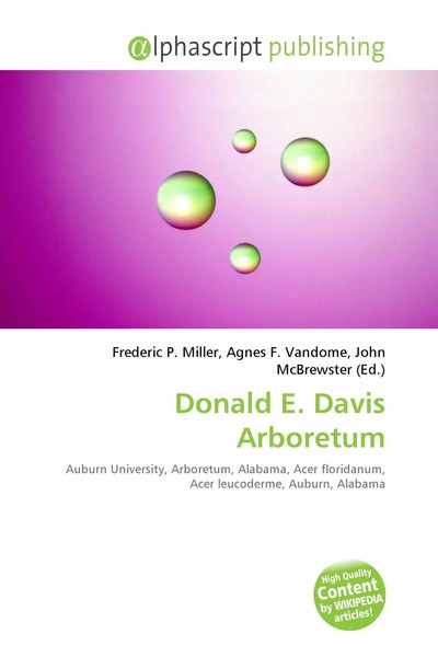Frederic P. Miller (U. A.) | Donald E. Davis Arboretum | Taschenbuch | Englisch-image