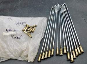 14 qty OEM Honda Front Wheel Spoke Spokes - 1980 1981 1982 Honda CB650, CB750