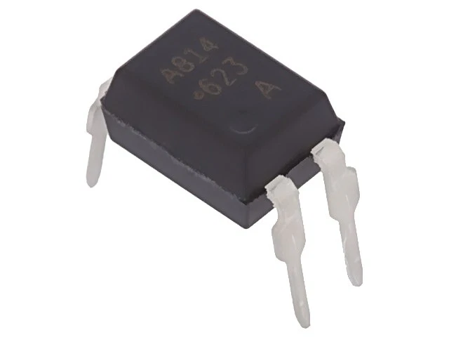 2X PC123X2YFZ1B Optokoppler THT Ch: 1 OUT: Transistor UIsol: 5kV Uce: 80V DIP4 S - Bild 1 von 1