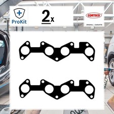 2x ORIGINAL® Corteco Dichtung, Abgaskrümmer für Renault TWINGO I TWINGO II