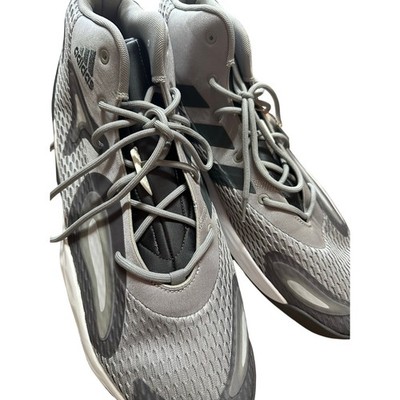 Adidas Men s Exhibit A Mid Basketball Shoes Sz 19 779001 Gray Nwob