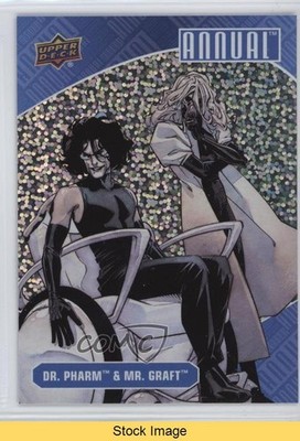 2023-24 Upper Deck DC Annual Silver Sparkle Dr Pharm and Mr Graft #35 READ 07q0
