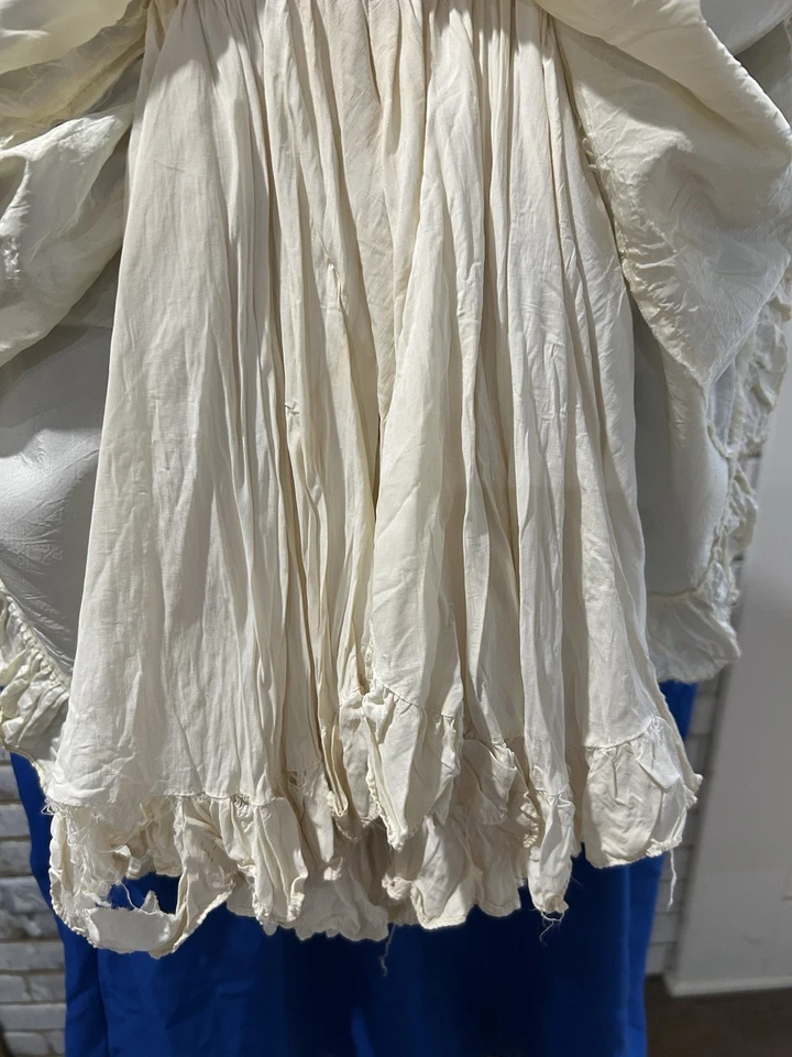 Precioso Vestido Vintage Para Muñeca Bisque Antigua Muti Capa Falda Vestido de Boda? Foto 4 de 4