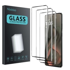 Nixinioo 3 Pack Tempered Glass Screen Protector for Motorola Moto Edge 2025/Moto