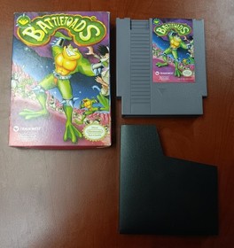 Battletoads (Nintendo NES, 1991) con scatola e protezione