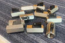 11 NEW Nickel Brass 1/2" ON/OFF Ball In Line Handle Air Switch (N3)