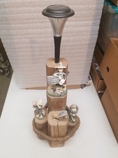 Handmade Hillbilly Figurine Outdoor Solar Light