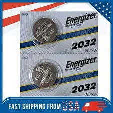 LOT 2-100 ENERGIZER 3V LITHIUM BATTERY CR2032 2032 BR2032 DL2032 Button Cell
