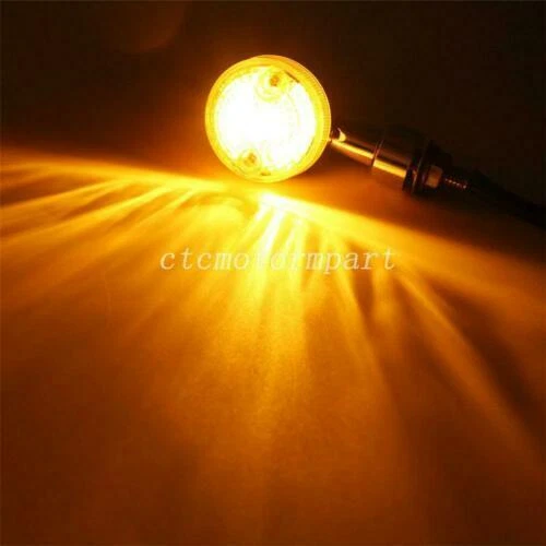 3.7" Mini Plastic Turn Signals for Suzuki Intruder 500 750 1400 GS550 GS750 - Image 4 of 4