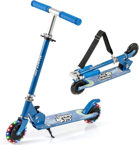 Kinder Roller Scooter mit PU LED-Räder höhenverstellbar Kinderroller