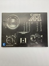 Canon A-1 Instructions Guide