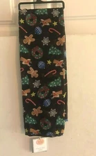 MIA & TESS Holiday reindeer, X-mas Oblong Sheer Infinity Scarf New With Tags