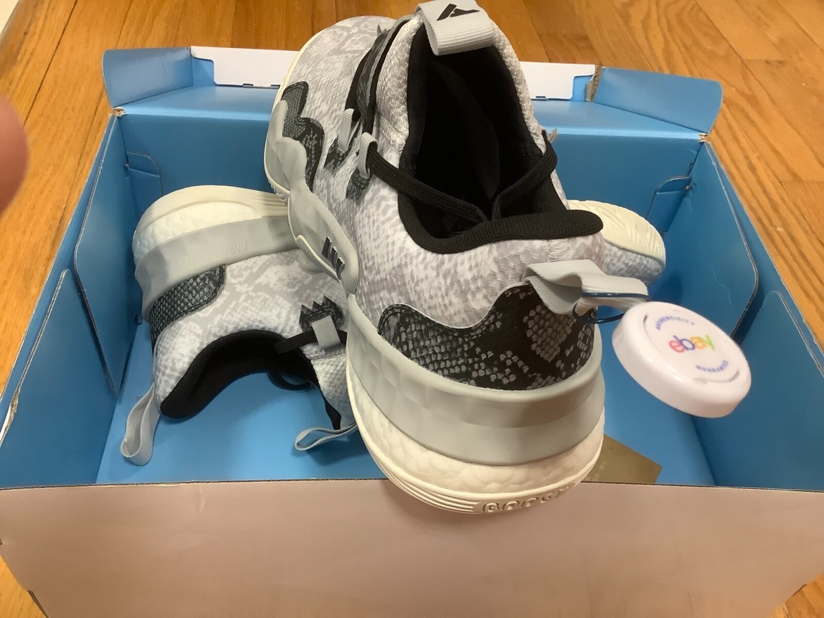 Adidas TRAE YOUNG 1 Grey Snakeskin OREO | Size 14 | H67753 Basketball Shoes adidas Trae Young 1 Light Solid Grey Snakeskin Men main image 2