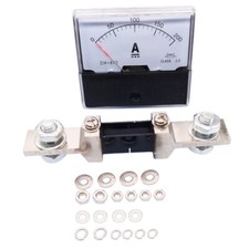 New Analog Panel AMP Current Ammeter Meter Gauge DH-670 0-200A DC  Shunt USA