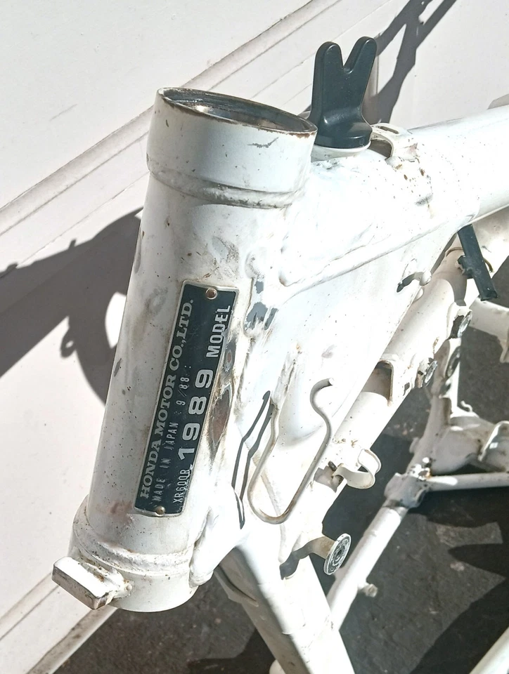 Cuadro completo Honda XR600R 1988-1990 XR 600 R 1999 recto con documentos Foto 3 de 4