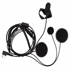 Motorcycle Full Face Helmet Headset Earpiece for Two Way Radio Baofeng UV5R F8HP