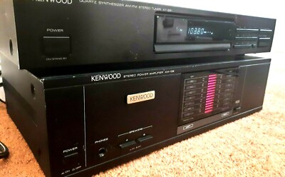 KENWOOD KM-106 & KT-591 VINTAGE AMPLIFIER - TUNER - EQUALIZER