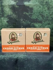 DR. Squatch Cedar Citrus Organic Soaps (2) Discontinued Men’s Christmas Gift!!