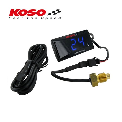 TERMOMETRO DIGITALE KOSO MOTO SCOOTER SENSORE TEMPERATURA ACQUA PT1/8 UNIVERSALE - Photo 2/3