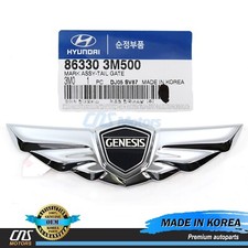 Genuine Rear Trunk Wing Emblem For 2009-2014 Hyundai Genesis Oem 863303m500 Genuine Rear Trunk Wing Emblem For 2009-2014 Hyundai Genesis Oem 863303m500