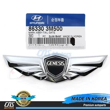 GENUINE REAR Trunk Wing Emblem for 2009-2014 Hyundai Genesis OEM 863303M500