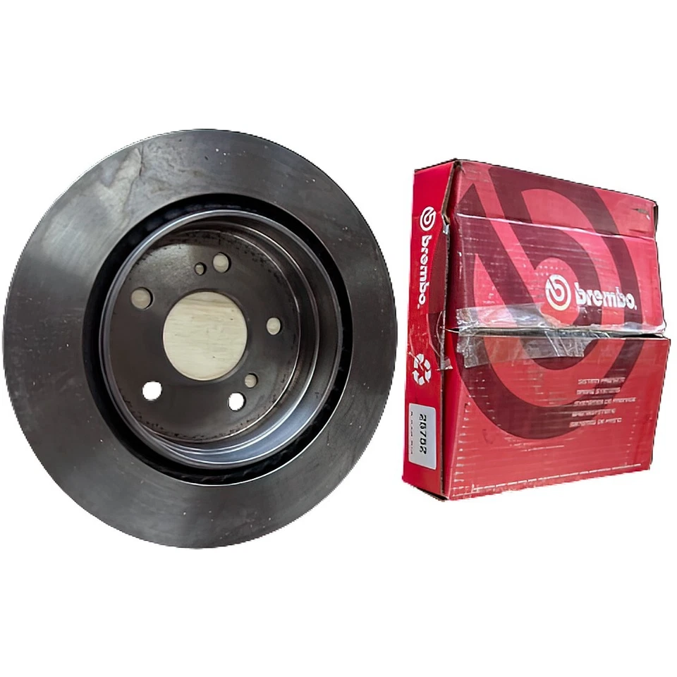 Rotores de freno de disco Brembo traseros para Mercedes-Benz E320, E420, 400E, C36 AMG Foto 4 de 4