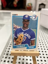 1990 Fleer Fred McGriff #89 - Toronto Blue Jays - Set Break
