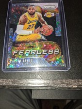 2019-20 Panini Prizm LeBron James Fearless Fast Break Disco Silver REFRACTOR 
