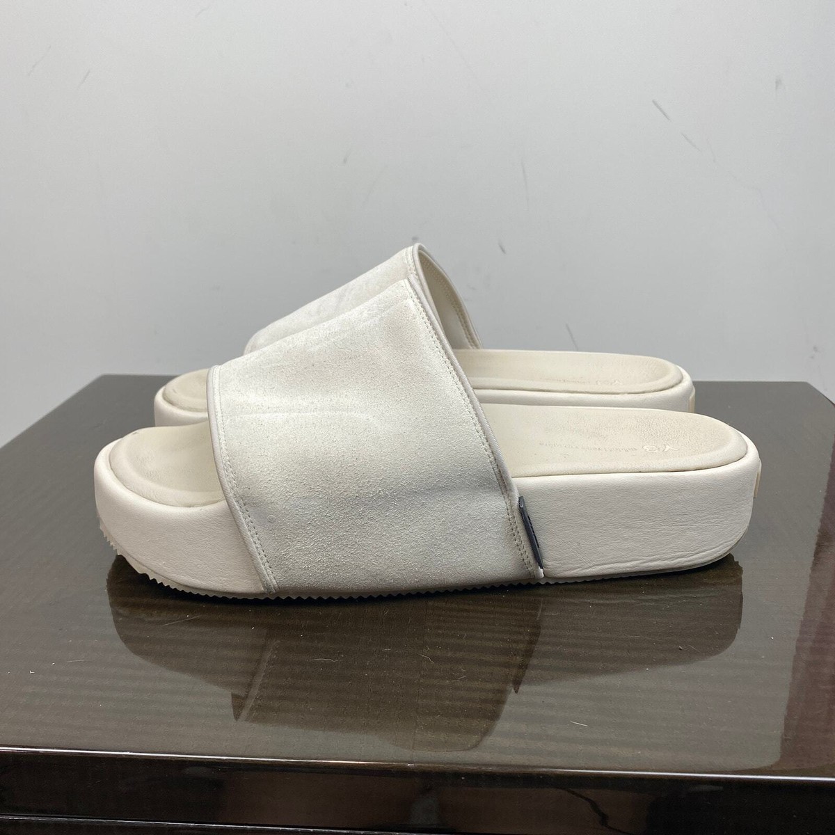 Adidas Y-3 Yohji Yamamoto Suede Platform Slides Sandals Adidas Y-3 Yohji Yamamoto Suede Platform Slides Sandals