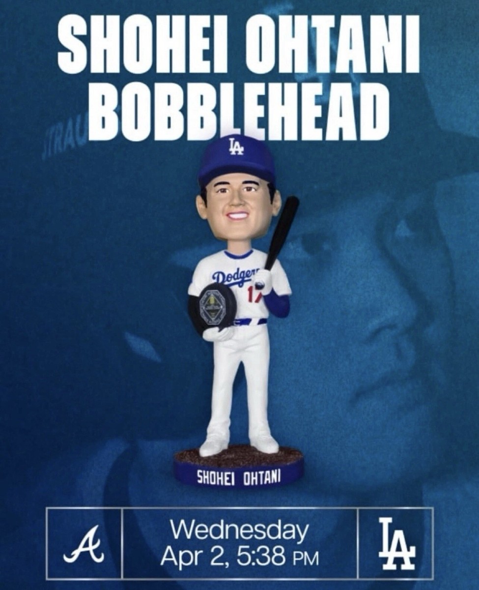 Shohei Ohtani ボブルヘッド人形 2024 MVP Shohei Ohtani Los Angeles Dodgers 2024 NL MVP Award