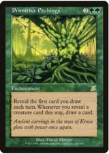 1 x Primitive Etchings - Scourge - LP - Magic The Gathering - MTG