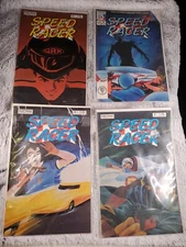 Speed Racer Now Comics Lot of 4 books APR 8 MAY 9 FEB 17 DEC 5