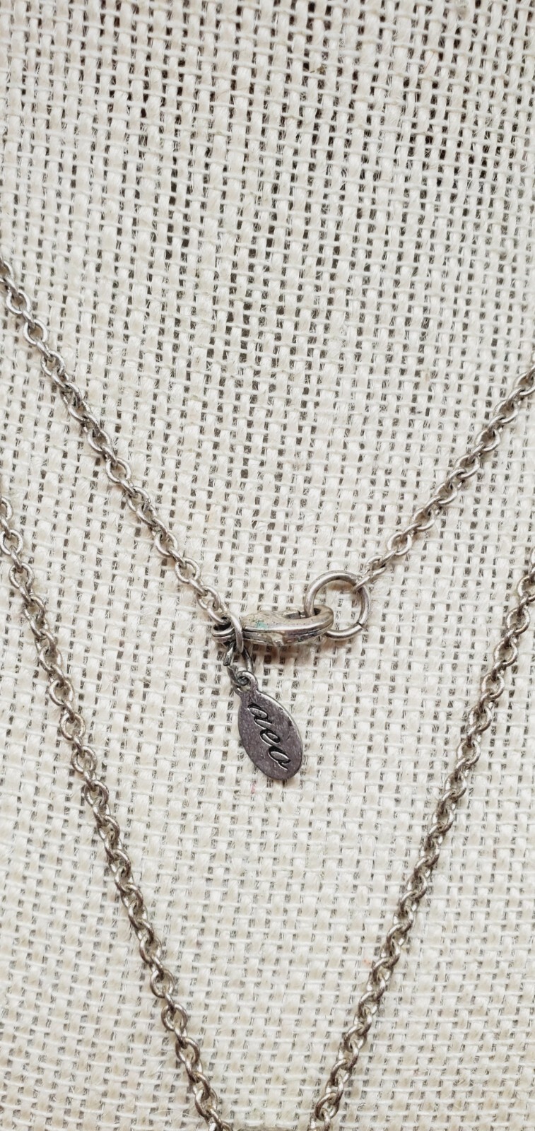 American Eagle Silvertone 1.75" multiple hearts w… - image 3