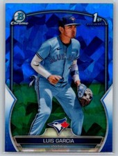 2023 Bowman Chrome #BCP-94 Luis Garcia Sapphire BLUE JAYS