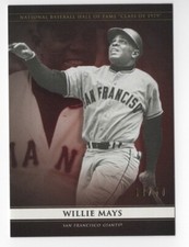 Willie Mays 2020 Topps Transcendent Party On Demand Hall of Fame Card /50
