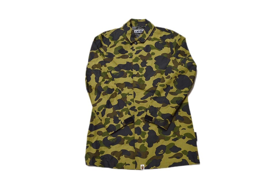 A Bathing Ape 1St Camo Pertex Nylon Rain Coat First Partex | eBay