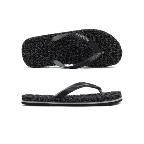 white kustom flip flops