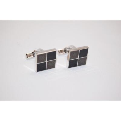 アクセサリー Louis Vuitton cufflinks (1) 925 LOUIS VUITTON LV Circle Cufflinks Metal Silver with Case EX