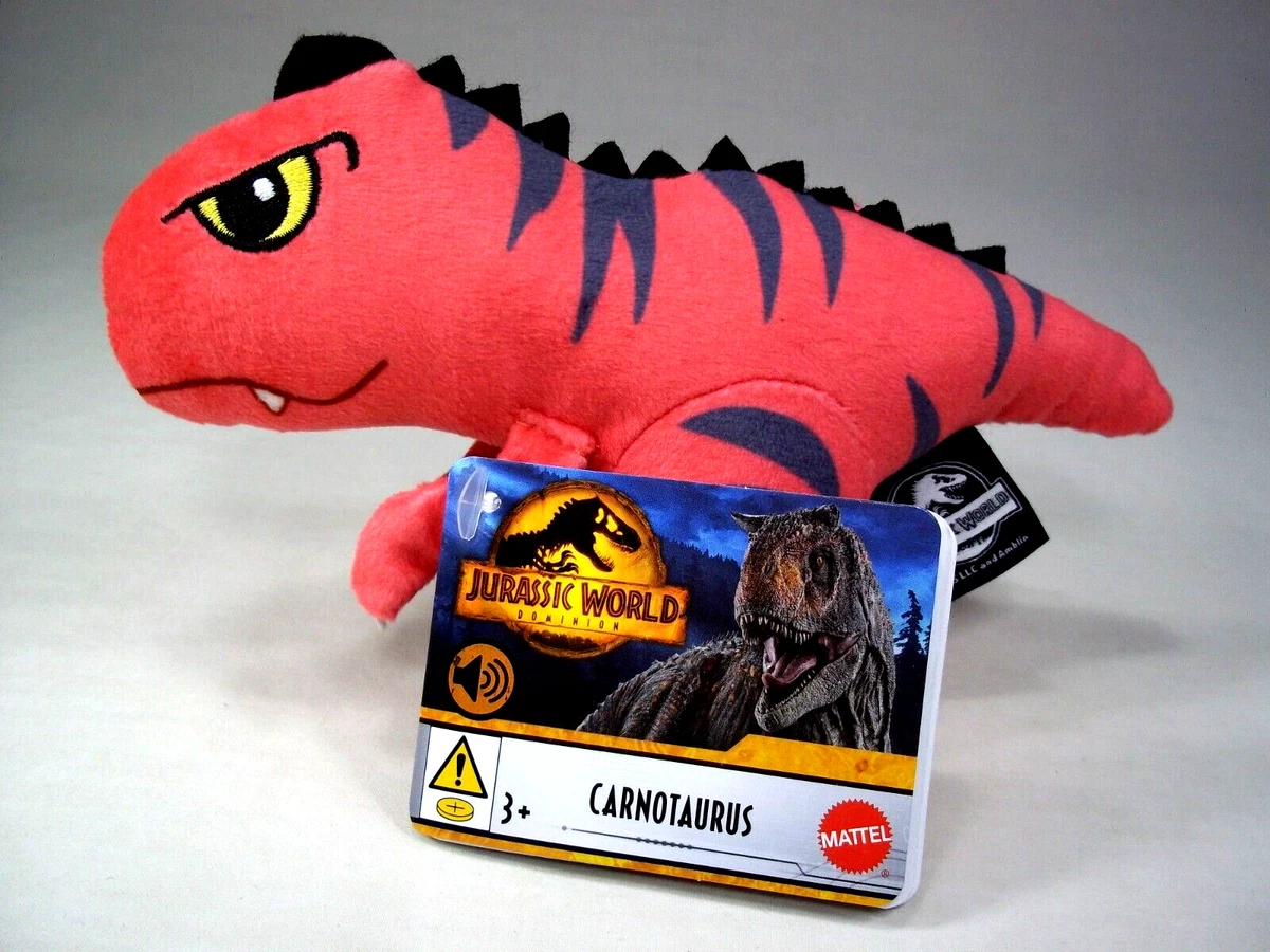 Jurassic World Dominion Carnotaurus Dinosaur Sound Plush Jurassic