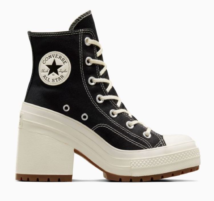 Converse Woman's De Luxe Chuck 70 Heel All Star High top Sneakers ...