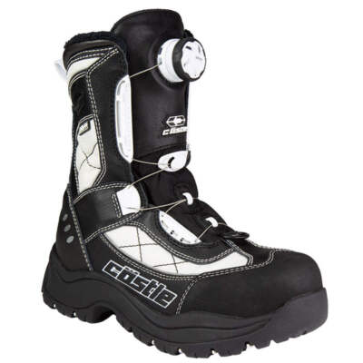 Castle X Charge Atop Women's Snowmobile Boots - White/Black