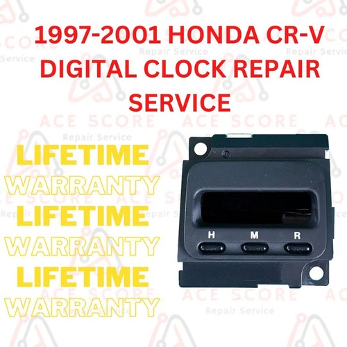 1997 -2001 Honda CR-V CRV Clock Repair Service 24HR TURNAROUND, HONDA, CR-V