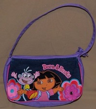 9" Dora The Explorer  Boots Handbag Show Character Girls Purse Hand Bag 2004