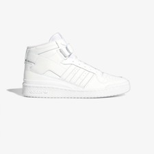 Size 7.5 - adidas Forum Mid Triple White 2021 for sale online | eBay