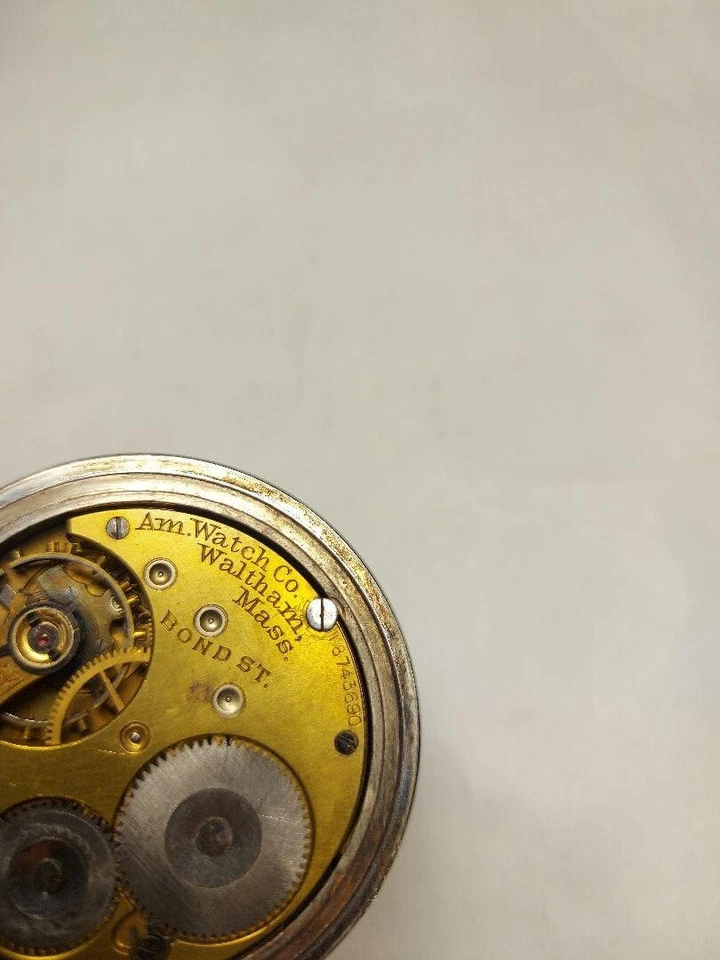 Antiguo Reloj Bolsillo Militar Waltham Envío Gratis Desde Japón Chatarra (Inmóvil) Foto 4 de 4