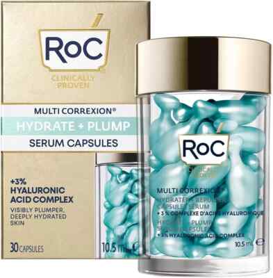 ROC Multi Correxion Hydrate & Plump Serum Kapseln (30 Kapseln) Hyaluron Komplex