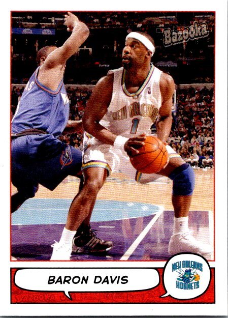 2004-05 Bazooka #44 Baron Davis basketball card 7PPP