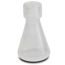 50ml Conical Erlenmeyer Flask, PP, with PE Screw Cap, Karter Scientific 230G4
